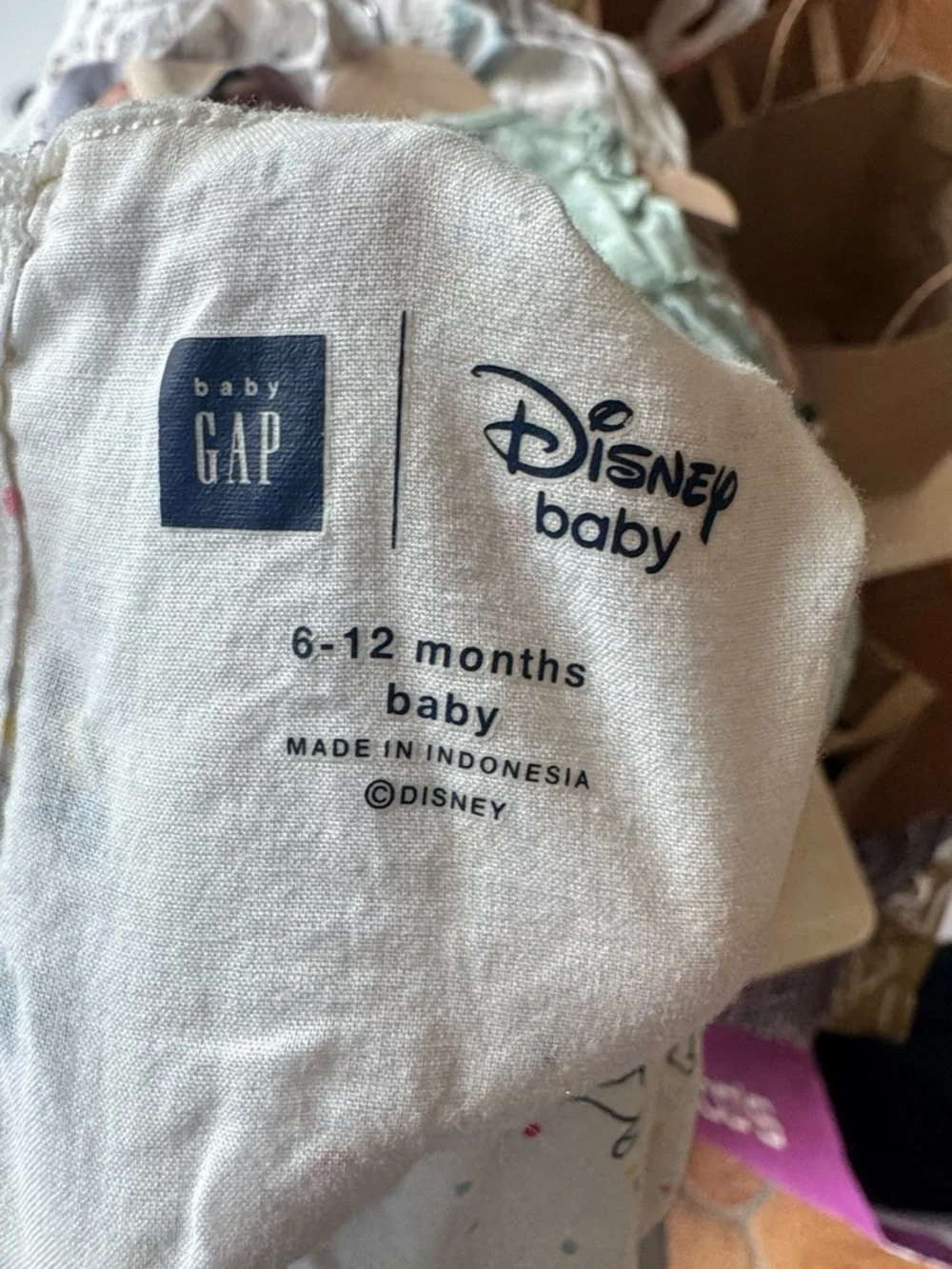 Baby Gap Disney Minnie Mouse Outfit Set 6-12M Top Bloomer Cute Girl Summer